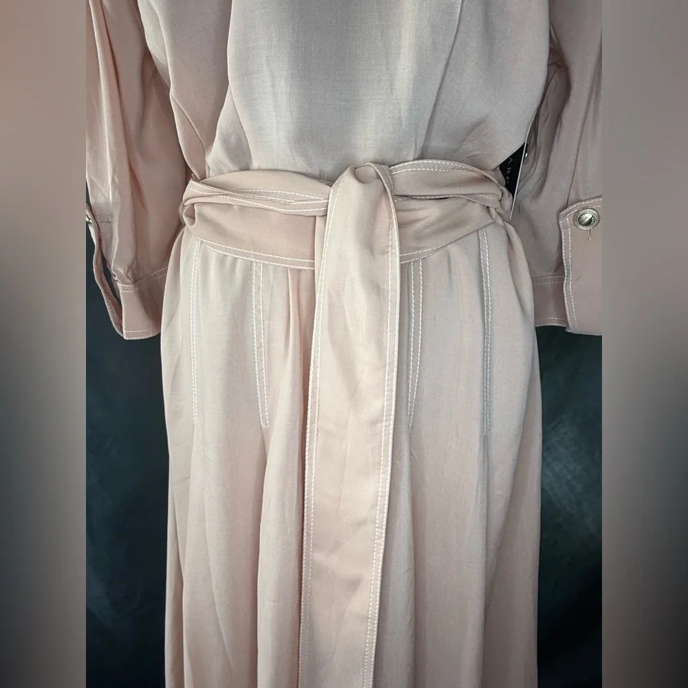✨ NWT Marciano by Guess Blush Shirt Dress - Size M✨ - Picture 6 of 16